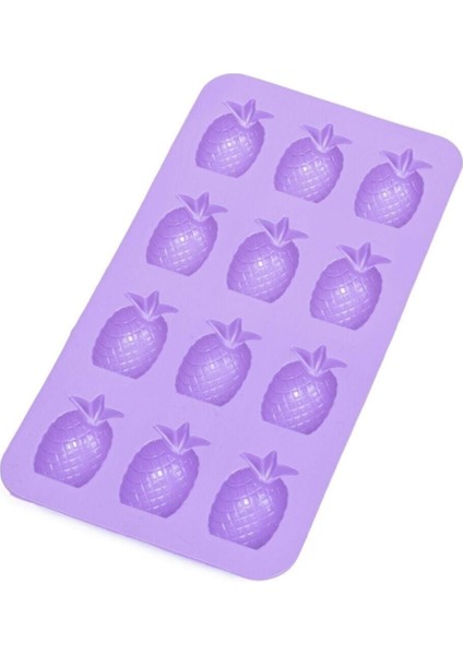 Tekno Trust Silikon Ananas Buz ve Çikolata Kalıbı - Lila SL59