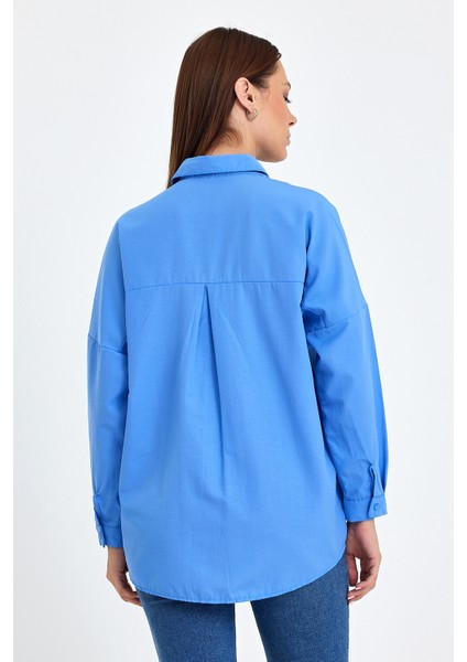 Oversize Uzun Basic Gömlek DS22YB113900 fırsatları