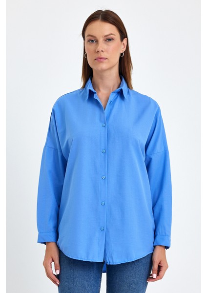 Oversize Uzun Basic Gömlek DS22YB113900 indirimleri