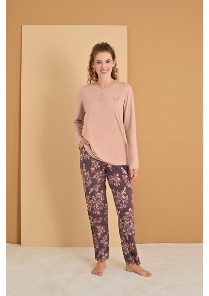 Büyük Beden Kadın Pijama Takımı 3126