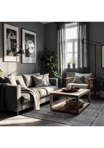 Makina Halısı Agnello Halı 7/24 0171 Gri indirimleri