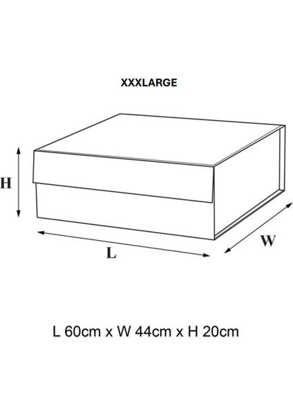 - Düzenleme Kutusu Büyük x x x l 60 x 44 x 20 cm Kırmızı Lamine Mıknatıslı Kapak