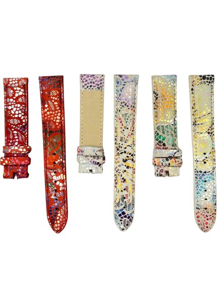 D1001S Karışık Desenli Kordon - Kırmızı-Beyaz - 22MM fiyatları