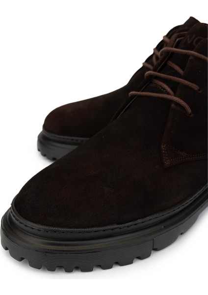 Erkek Deri Kahverengi Süet Casual Bot 572 2199 Erk Bot SK24-25 Kahve Suet modelleri