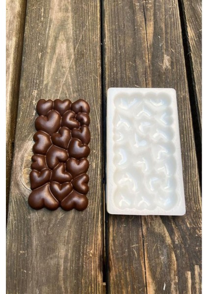 Bubble Kalpli Tablet Çikolata Silikon Mum Kalıbı