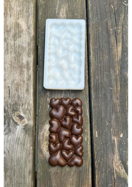 Bubble Kalpli Tablet Çikolata Silikon Mum Kalıbı