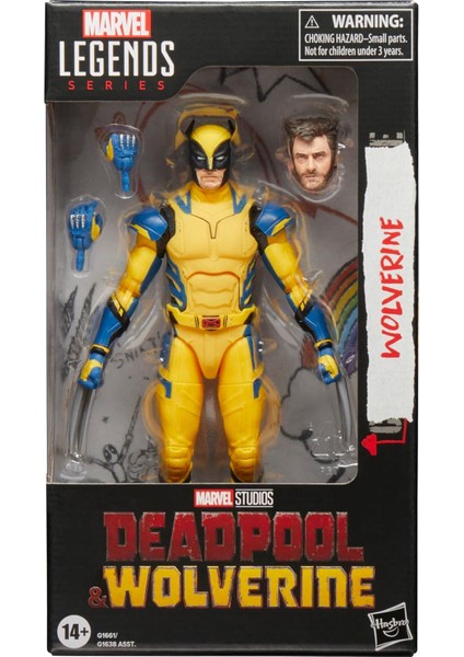 Marvel Legends Deadpool x Wolverıne Wolverıne Actıon Fıgure