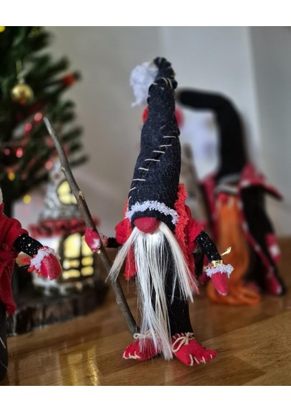 Yılbaşı Biblo Sanş Cücesi Gnome 60 cm