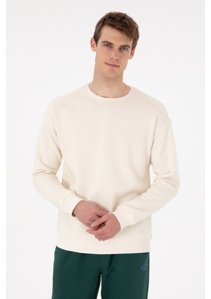 Erkek Krem Sweatshirt 50293438-VR071