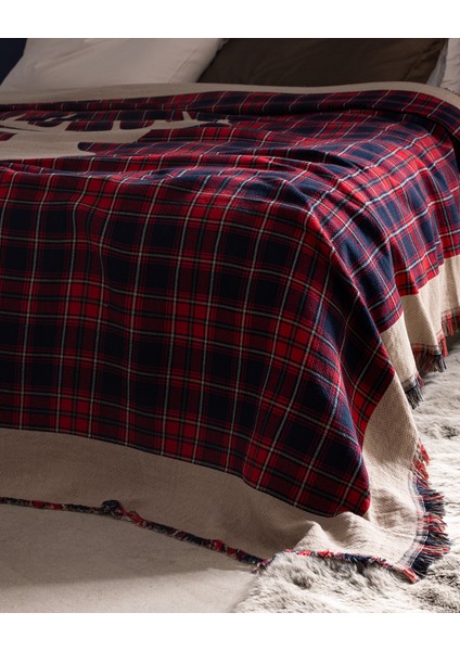 Valensole King Size %100 Pamuk Yatak Örtüsü - Kırmızı fiyatları