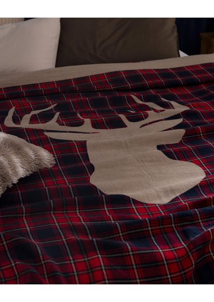 Valensole King Size %100 Pamuk Yatak Örtüsü - Kırmızı modelleri