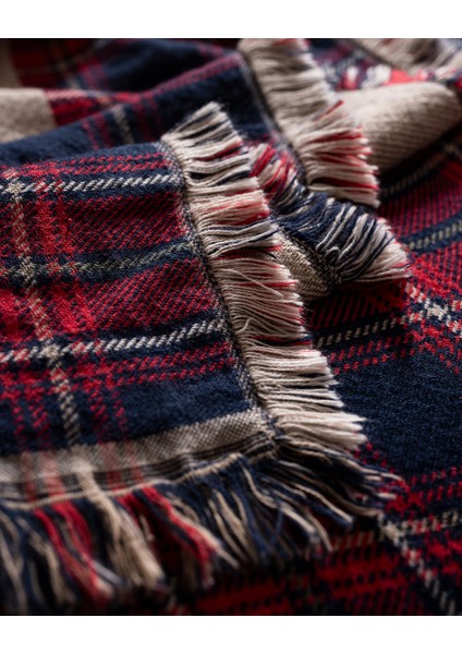 Valensole King Size %100 Pamuk Yatak Örtüsü - Kırmızı fırsatları