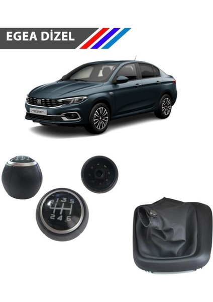 Fiat Egea Dizel Motor 6 Ileri Vites Topuzu ve Vites Körüğü Set fiyatları