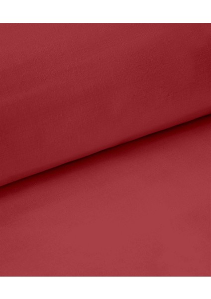 Organik Pamuk Akfil Nevresim Seti Tek Kişilik 160 x 220 cm Kırmzı