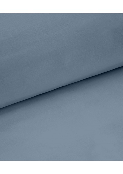 Organik Pamuk Akfil Nevresim Seti Tek Kişilik 160 x 220 cm Indigo