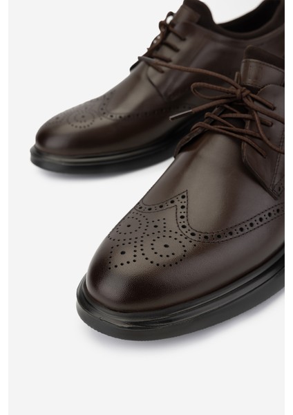 Erkek Hakiki Deri Kahverengi Casual Ayakkabı 863 10342 Erk Ayk SK24-25 Kahve Dr modelleri