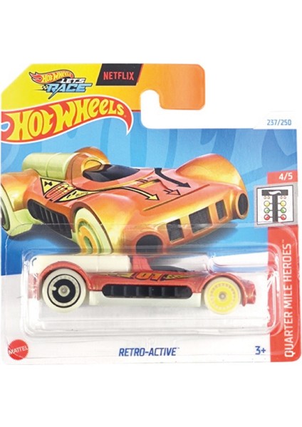 1/64 Ölçek Tekli Regular Arabalar HTB86 Quarter Mile Heroes / Retro-Active