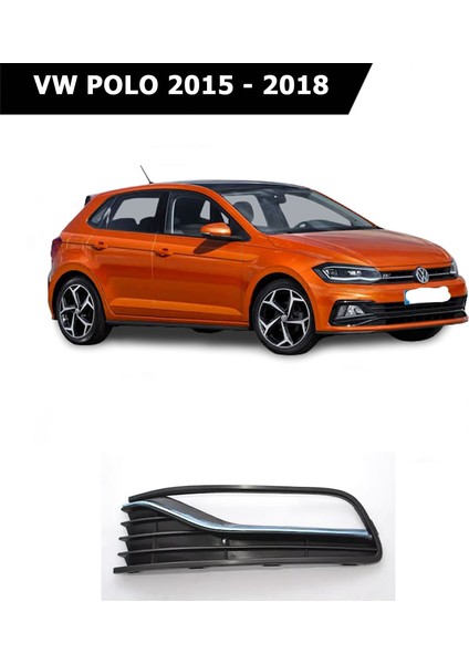 Vw Polo Sol Sis Far Çerçevesi Sisli Kromlu 2015 - 2018 6C0854661C
