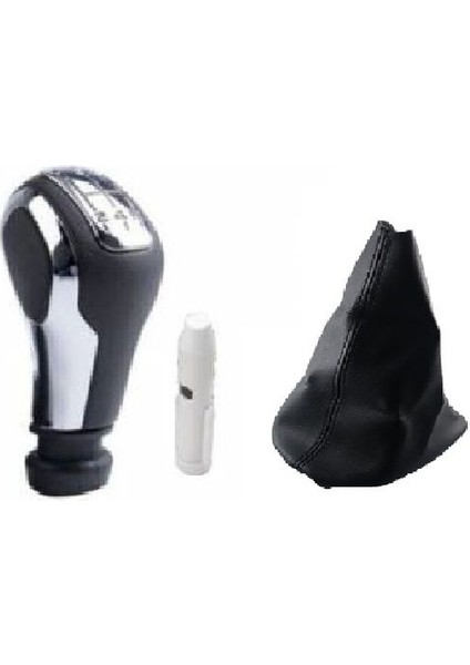 Peugeot 307 Vites Topuzu Spor Model Krom 5 Ileri + Körük Seti