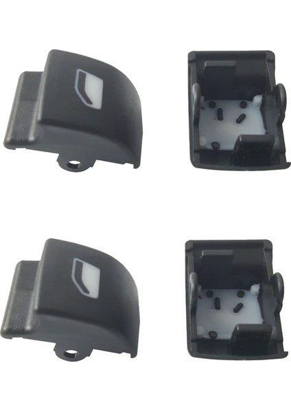 Peugeot 307 Cam Açma Tuşu Cam Düğmesi Tuş Takımı 4 Adetli Set 6554KT