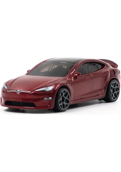 1/64 Ölçek Tekli Regular Arabalar HYW86 Hw Ev / Tesla Model S Plaid
