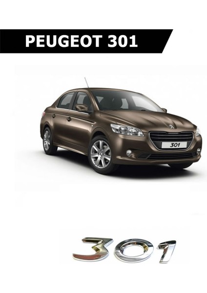 Peugeot 301 Arka Bagaj 301 Yazısı Yerli Üretim 9678485280