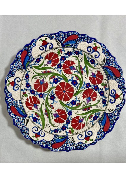 Dekoratif Kırmızı Tabak
