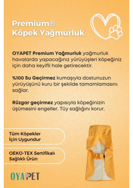 Yağmurluk, Rüzgar & Su Geçirmez Küçük ve Büyük Irk Köpekler Için Premium Konforlu Model Köpek Yağmurluk fırsatları