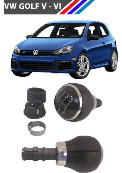 Golf 5 - 6 Vites Topuzu Siyah 6 Ileri Modeller Yerli Üretim Uyumlu 1K0711113 fiyatları