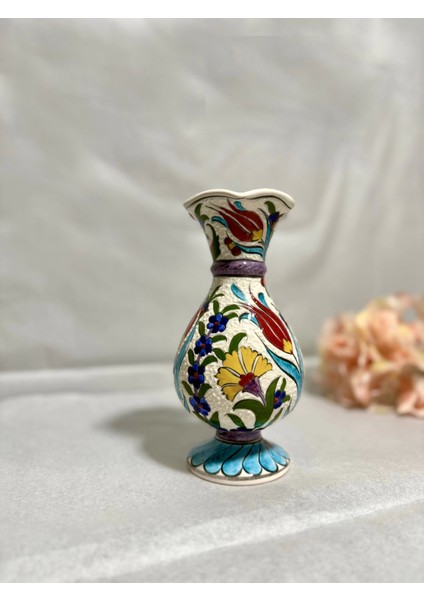 20 cm Çini Vazo