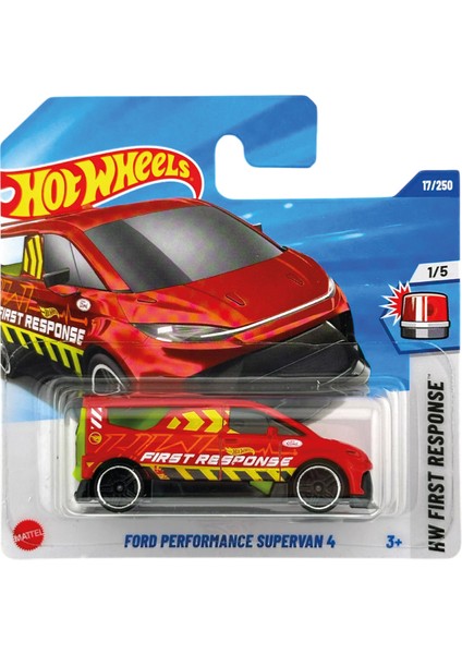 1/64 Ölçek Tekli Regular Arabalar JBC20 Hw First Response / Ford Performance Supervan 4