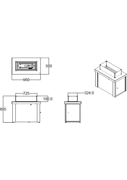 Lhotse 960 LR Lpg'li Dış Mekan Isıtıcı - Lav Taşlı - Siyah indirimleri