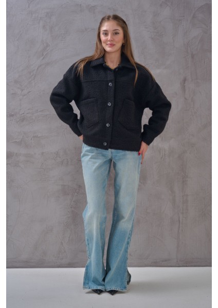 Kadın Cep Detaylı Önü Düğmeli Üç Renk Mont modelleri