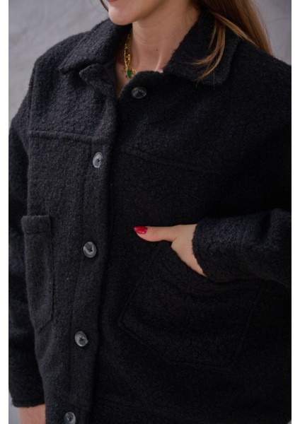 Kadın Cep Detaylı Önü Düğmeli Üç Renk Mont fırsatları