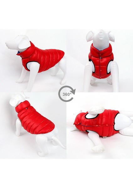 Köpek Şişme Mont Çift Taraflı M modelleri