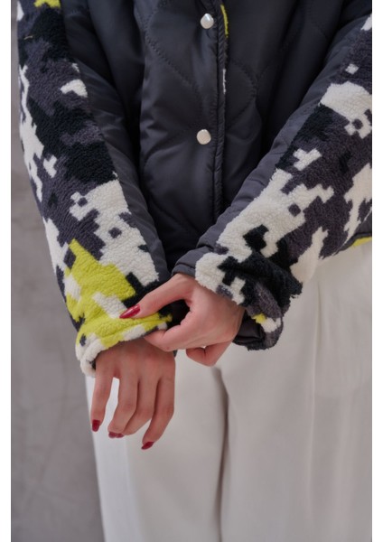 Kadın Tasarım Kapitone Şişme Mont modelleri