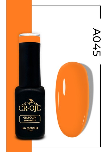 Kalıcı Oje A045 - Enternasyonel Turuncu (12 ML.)