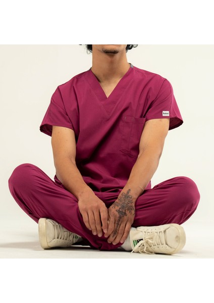 Confor Likralı Unisex Medikal Pembe Alt Üst Takım Doktor Hemşire Uniform Scrubs fiyatları