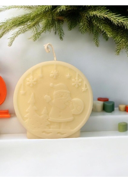 Yılbaşı Konsept Noel Baba Soyawax Mum