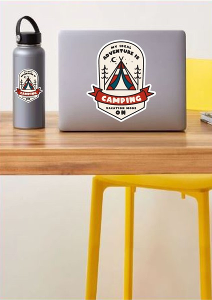 Kamp Camping Adventure 4x4 Offroad Çadır Vahşi Yaşam Sticker Araba Oto Motosiklet Karavan Etiket 02178
