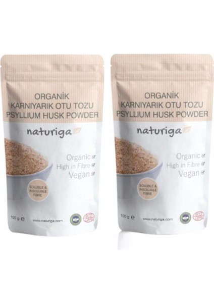 Naturiga Organik Karnıyarık Otu Tohumu Tozu 2 adet