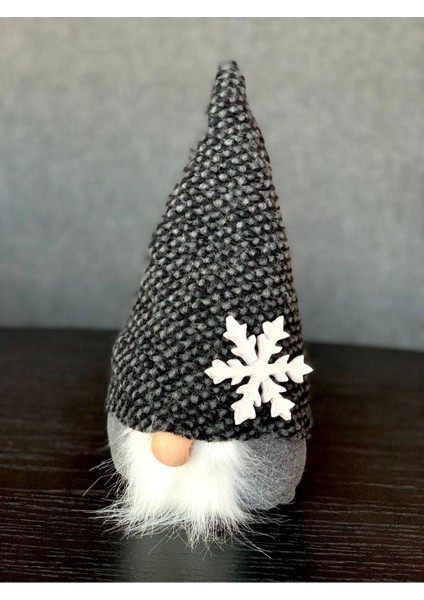 Yılbaşı Dekor Süs - Noel Şans Cücesi - Yılbaşı Hediyelik Noel Baba Süsü - Iskandinav Gnome - 19X37C