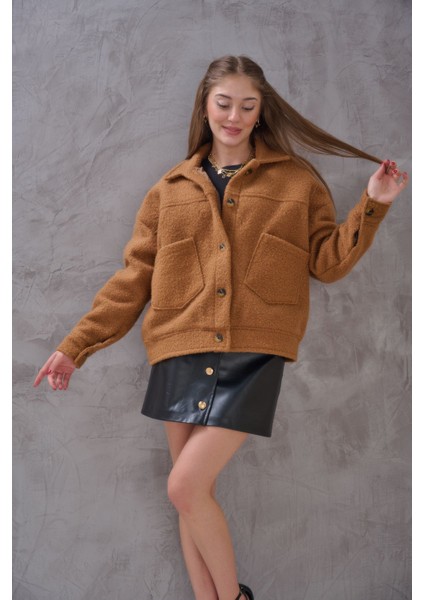 Kadın Cep Detaylı Önü Düğmeli Üç Renk Mont fiyatları