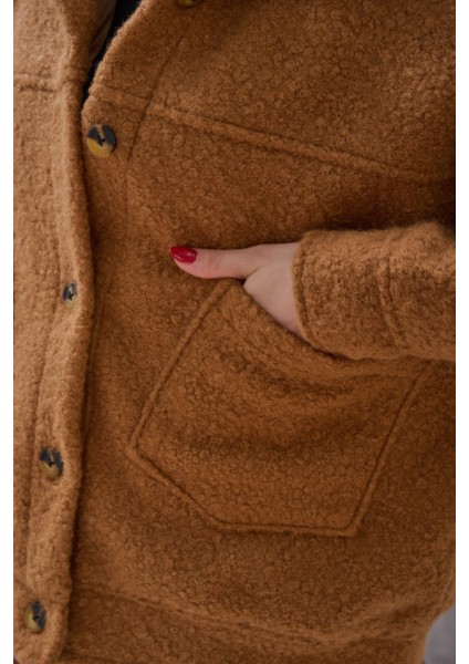 Kadın Cep Detaylı Önü Düğmeli Üç Renk Mont fırsatları