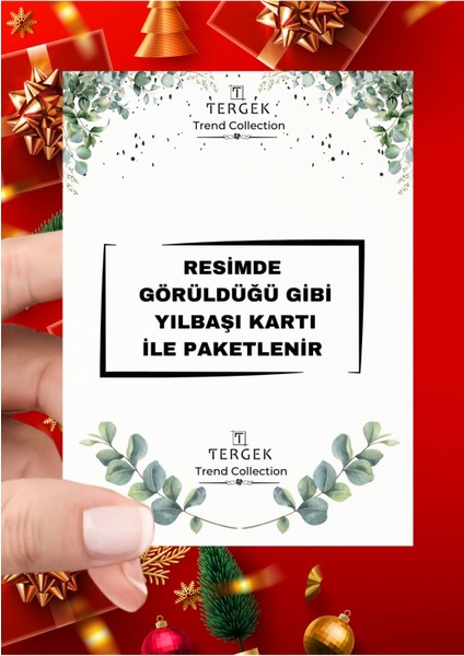 Mutlu Yıllar Yılbaşı Kartlı Hediyelik 2025 Yeniyıl Noel Ip Şans Bileklik