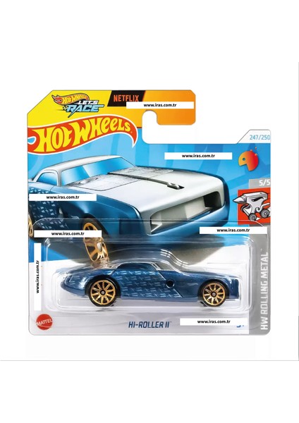 1/64 Ölçek Tekli Regular Arabalar HRY94 Hw Rolling Metal / Hi-Roller Iı