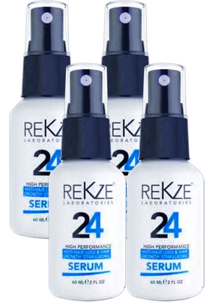REKZE24 Hair Spray 4 Adet Saç Besleme Spreyi 60 ml Ölçeğinde