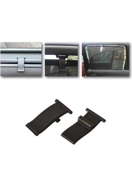 Ford Focus - C Max Arka Kapı Perde Tutucu Klipsi Ikili Takım 2005 - 2011 3M5114197AC