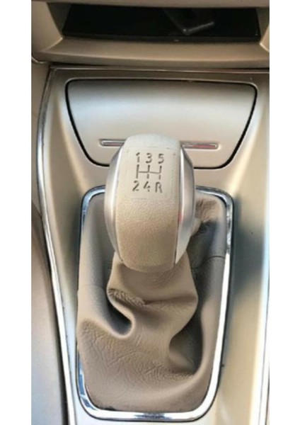 Cıtroen C5 Spor Tasarım Vites Topuzu ve Körüğü Takım Bej Renk Detaylı