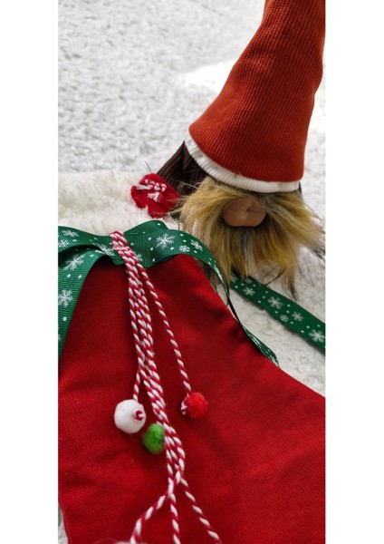 Yıl Bası Noel Yenıl Sans Cucesi ve Yılbası Dekoratıf Corabı Yıl Başı Süsü fırsatları